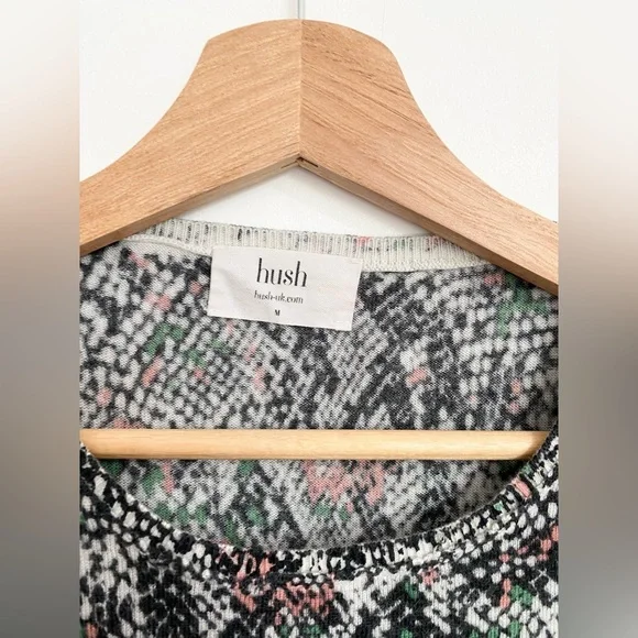 Hush Snakeskin Pattern Wool Blend Jumper Size M - Picture 6 of 8
